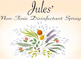 JULES' NON-TOXIC DISINFECTANT SPRAY trademark