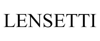 LENSETTI trademark