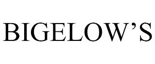 BIGELOW'S trademark