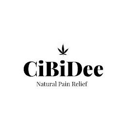 CIBIDEE NATURAL PAIN RELIEF trademark