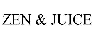 ZEN & JUICE trademark