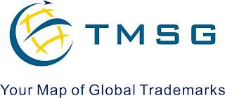 TMSG YOUR MAP OF GLOBAL TRADEMARKS trademark