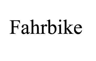 FAHRBIKE trademark