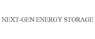 NEXT-GEN ENERGY STORAGE trademark