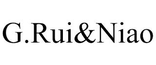 G.RUI&NIAO trademark