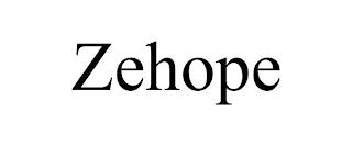 ZEHOPE trademark