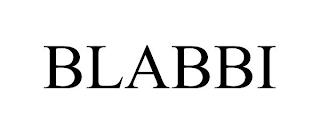 BLABBI trademark