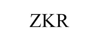 ZKR trademark