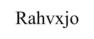 RAHVXJO trademark