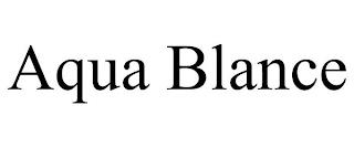 AQUA BLANCE trademark