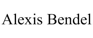 ALEXIS BENDEL trademark