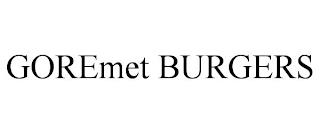 GOREMET BURGERS trademark