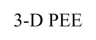 3-D PEE trademark