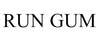 RUN GUM trademark