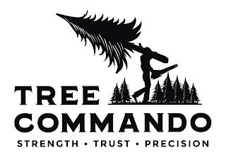 TREE COMMANDO STRENGTH · TRUST · PRECISION trademark