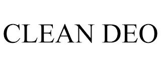 CLEAN DEO trademark