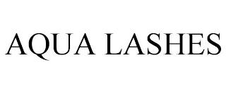 AQUA LASHES trademark