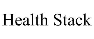 HEALTH STACK trademark