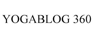 YOGABLOG 360 trademark