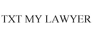 TXT MY LAWYER trademark