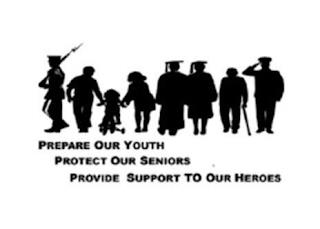 PREPARE OUR YOUTH PROTECT OUR SENIORS PROVIDE SUPPORT TO OUR HEROES trademark