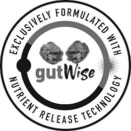 EXCLUSIVELY FORMULATED WITH GUTWISE NUTRIENT RELEASE TECHNOLOGY trademark