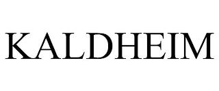 KALDHEIM trademark