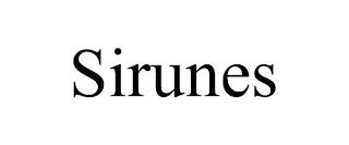 SIRUNES trademark