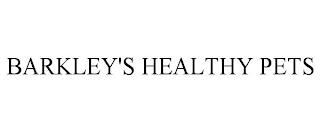 BARKLEY'S HEALTHY PETS trademark