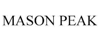 MASON PEAK trademark