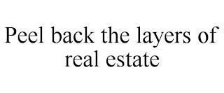 PEEL BACK THE LAYERS OF REAL ESTATE trademark