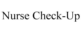 NURSE CHECK-UP trademark