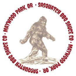 MAYWOOD PARK, OR SASQUATCH BBQ SAUCE CO. trademark