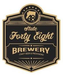 48 STATE FORTY EIGHT BREWERY CRAFT BEER & PROVISIONS trademark