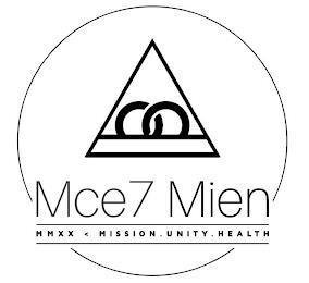 MCE7 MIEN MMXX MISSION UNITY HEALTH trademark