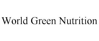 WORLD GREEN NUTRITION trademark