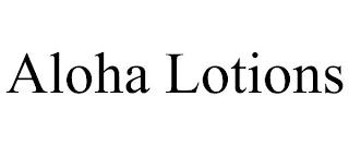 ALOHA LOTIONS trademark