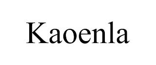 KAOENLA trademark