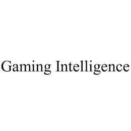 GAMING INTELLIGENCE trademark