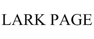 LARK PAGE trademark