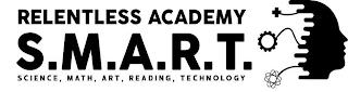 RELENTLESS ACADEMY S.M.A.R.T. SCIENCE, MATH, ART, READING, TECHNOLOGY trademark