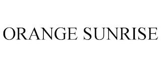 ORANGE SUNRISE trademark