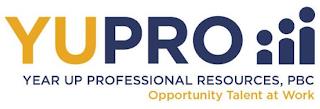 YUPRO YEAR UP PROFESSIONAL RESOURCES, PBC OPPORTUNITY TALENT AT WORK trademark