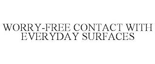 WORRY-FREE CONTACT WITH EVERYDAY SURFACES trademark