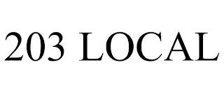 203 LOCAL trademark