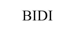 BIDI trademark