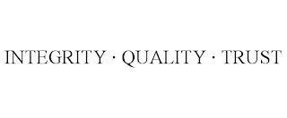 INTEGRITY · QUALITY · TRUST trademark