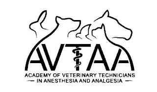 AVTAA ACADEMY OF VETERINARY TECHNICIANS- IN ANESTHESIA AND ANALGESIA - trademark