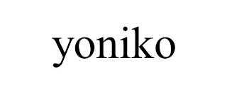 YONIKO trademark