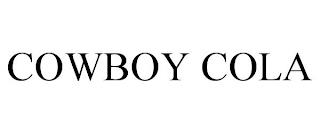 COWBOY COLA trademark